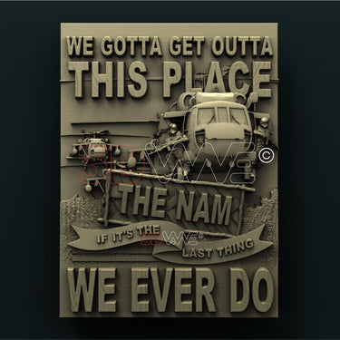 VIETNAM WAR VETERAN 3D STL 3DWave